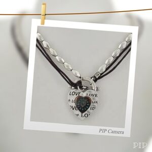 Love Heart Necklace Set